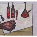 Bernard Buffet — Кран и бутели, изображение 2