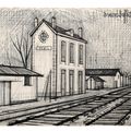Bernard Buffet — Железнодорожный вокзал Нейль, изображение 2