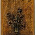 Bernard Buffet — Розы оранжевые, изображение 2
