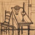 Bernard Buffet — Песни Мальдорора, Столик и шезлонг для гостей, изображение 1