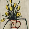 Bernard Buffet — Желтые тюльпаны, изображение 1