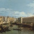 Bernardo Bellotto — Венеция: Вход в Гранд-канал и Гранд-канал от Ка-да-Мосто до Фабри-Брише-Нуове с мостом Риальто., изображение 3