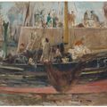 Berthe Morisot — Бато на набережной, изображение 1