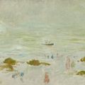 Berthe Morisot — Пляж графини в брюмах, изображение 1