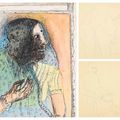 Bhupen Khakhar — Без названия (Невеста); Без названия (Женщина у ног мужчины); Без названия (Мужчина нюхает цветок), изображение 1