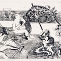 Bhupen Khakhar — Без названия (Открытки); Без названия (Пляж); Лотос, изображение 3