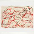 Brice Marden — Красно-зеленый рисунок 2 без названия, изображение 2