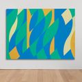 Bridget Riley — Картина с двумя вертикалями 3, изображение 3