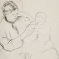 Camille Pissarro — Мать и дитя, изображение 1