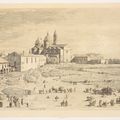 Canaletto — Вид на город с гробницей епископа, изображение 2