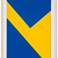 Carmen Herrera — Без названия (синий и желтый), изображение 2