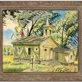 Charles Ephraim Burchfield — Загородный школьный дом, изображение 2