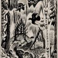 Charles Ephraim Burchfield — Вороны в марте, изображение 1