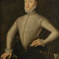 Charles White — Портрет Чарльза Стюарта, 5-го графа Леннокса (ок. 1556-1576), в три четверти роста, в белом камзоле с разрезом и черных бриджах, изображение 2