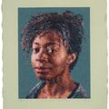 Chuck Close — Кара/Ручная печать из фетра, изображение 1