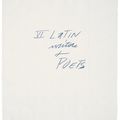 Cy Twombly — Шесть латиноамериканских писателей и поэтов, изображение 3