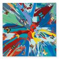 Damien Hirst — Красивая картина с пронзительным криком (с бабочками), изображение 1