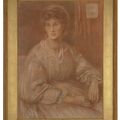 Dante Gabriel Rossetti — Портрет миссис Чарльз Хауэлл в полный рост, изображение 2