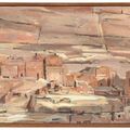 David Bomberg — Каменный фасад, Петра, Полдень, изображение 2