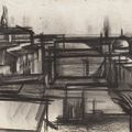 David Bomberg — Крыши домов, Иерусалим, изображение 1