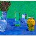 David Hockney — Четыре пустые вазы, изображение 1