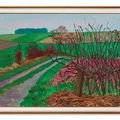 David Hockney — Дорожки и живая изгородь, январь, изображение 2