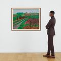David Hockney — Дорожки и живая изгородь, январь, изображение 4