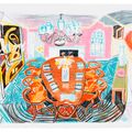 David Hockney — Столовая Тайлера, из движущегося фокуса, изображение 1