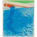 David Hockney — Бассейн из бумаги и синих чернил для книги, изображение 1