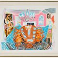 David Hockney — Столовая Тайлера, из движущегося фокуса, изображение 2