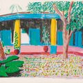 David Hockney — Отель "Акатлан": Второй день, из серии "Движущийся фокус"., изображение 2