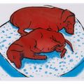David Hockney — Горизонтальные собачки, изображение 1