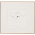 David Hockney — Мужчина в шляпе читает, изображение 2