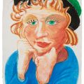 David Hockney — Селия в зеленой шляпе, из фильма "Движущийся фокус", изображение 1