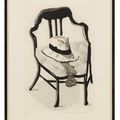 David Hockney — Панама с галстуком-бабочкой на стуле, из портфолио Geldzahler, изображение 2