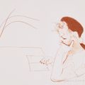 David Hockney — Селия читает, изображение 1