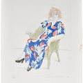 David Hockney — Селия в плетеном кресле, изображение 3