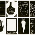 David Shrigley — Портфолио из 22 гравюр на дереве без названия, изображение 1