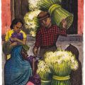 Diego Rivera — Рынок нарциссов, изображение 1