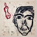 Donald Baechler — Автопортрет в роли Джаспера Джонса, изображение 1