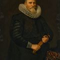 Dutch School — Портрет Андриеса Райкерта (1569-1639), три четверти длины, с парой перчаток и шляпой в руках, на задрапированном столе слева от него; и портрет Сюзанны Мерчийс (1581-1633), три четверти длины, с парой перчаток в руках, изображение 2