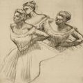 Edgar Degas — Трое танцовщиц, изображение 1