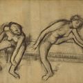 Edgar Degas — Двое танцовщиц в банке, изображение 1