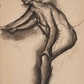Edgar Degas — Этюд в обнаженном виде (Женская поза), изображение 1