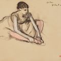 Edgar Degas — Поза танцовщицы, изображение 1