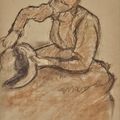 Edgar Degas — Модистка-гарниссант без головного убора, изображение 1