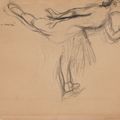 Edgar Degas — Танцовщица, арабеска круазее, изображение 1