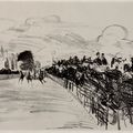 Edouard Manet — Les courses à Longchamps (Длинные скачки), изображение 1
