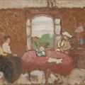 Edouard Vuillard — Люси Хессель в гостях у Крикуна, изображение 1