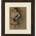 Edouard Vuillard — Портрет д'Ирене Монтане, изображение 2